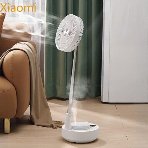 YOUPIN Flexible Foldable Fan Table Floor Portable Fan for Home Office 180Rotation Mini Neck Fan Rechargeable Air ConditionerFan