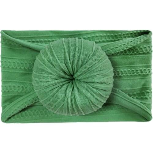 Baby Girl Headband Wide Hair Band Pleated Donut Shape Sweet Decorative Elegant Gift Beach Party Ornament