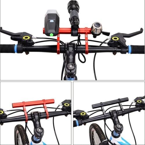 Bicycle Light Holder Handlebar Extender Bracket 25.4/31.8MM Cycling Bike Frame Extension Mount Holder for Bike Light Accessories