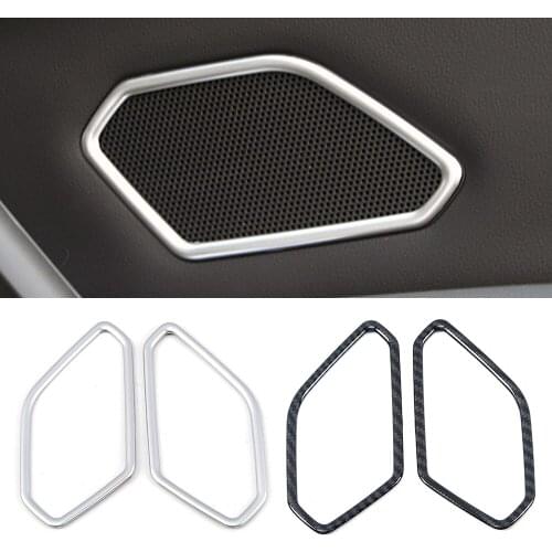 For Volkswagen VW Tiguan MK2 2017-2019 Interior Audio Speaker Sound Ring Cover Frame Trim Decoration Car Accessories