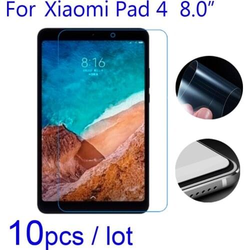 For Xiaomi Mipad 4 2018 Tablet Screen Protector,10pcs/lot Soft Clear/Matte/Nano Anti-Explosion Protective Film for Xiomi Mi Pad4