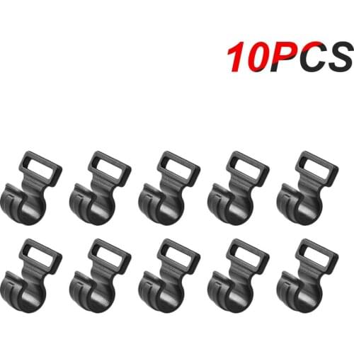10pcs 20mm Tent Clip Plastic Tent Suspension Hooks Awning Pole Hanger Clips Canvas Anchor Gripper