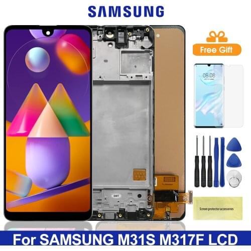 M31S LCD for SAMSUNG Galaxy M31S Lcd Display Touch Screen Digitizer Replacement For Samsung M317 M317F LCDS