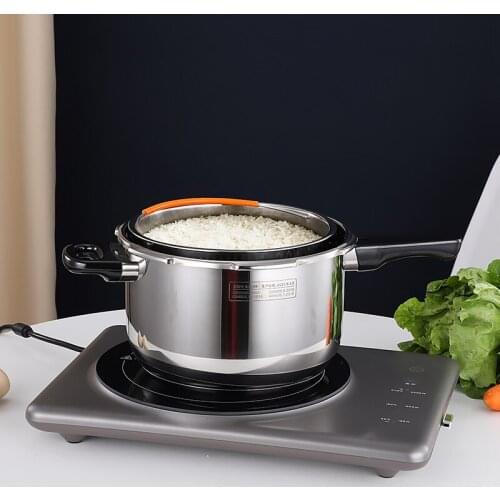 1pc Multifunctional Durable Steamer Basket For Instant Pot Pressure Cooker With Silicone Covered 304 Stainless Steel 6L