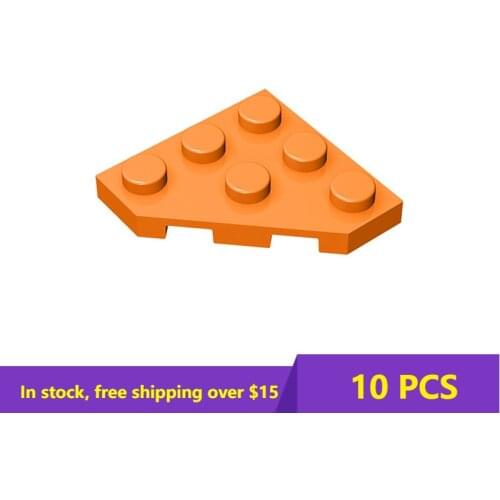 10PCS MOC 2450 3x3 Wedge Board (Corner Cutting) High-tech Creative Building Block Model Kids Toys DIY Brick Parts Best Gifts