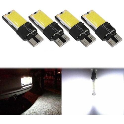 4Pcs Super Bright T10 Canbus Error Free 6W LED Lights Car Side Wedge Lamp Bulbs
