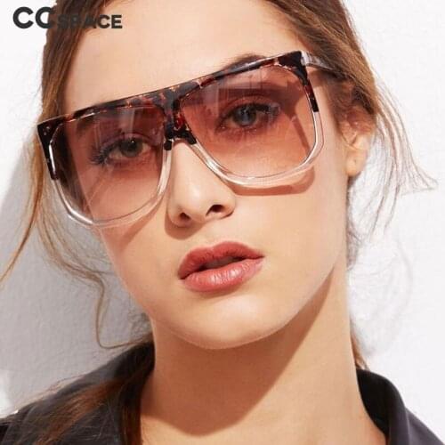 49171 Oversized Square Sunglasses Men Women Classical Fashion Shades UV400 Vintage Glasses