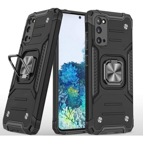 Armor anti-knock bracket case for samsung s8 s9 s10plus s10e rotatable magnetic holder back cover for galaxy s20 s20ultra s21