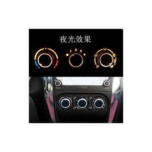 Car AC Knob Air Conditioning heat control Switch knob Aluminum alloy accessory,suitable for Suzuki Swift SX4 2012 QT34