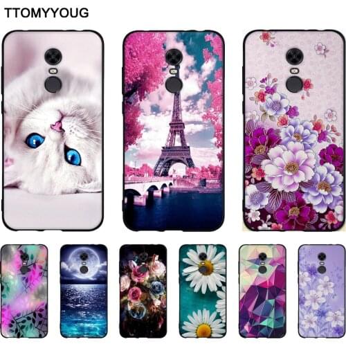 TPU Case For Xiaomi Redmi Note 5 / Redmi 5 Plus Soft Silicone Cover For Redmi Note5 Back Phone Cases Shells For Redmi 5plus Bags