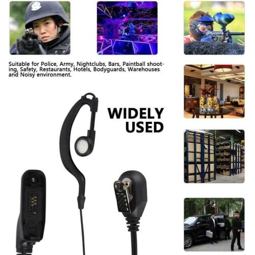 Walkie talkie Police Earpiece Microphone PTT Headset For Motorola Two Way Radio Walkie Talkie DP4400 DP4401 DP4600 DP4800 DP4801