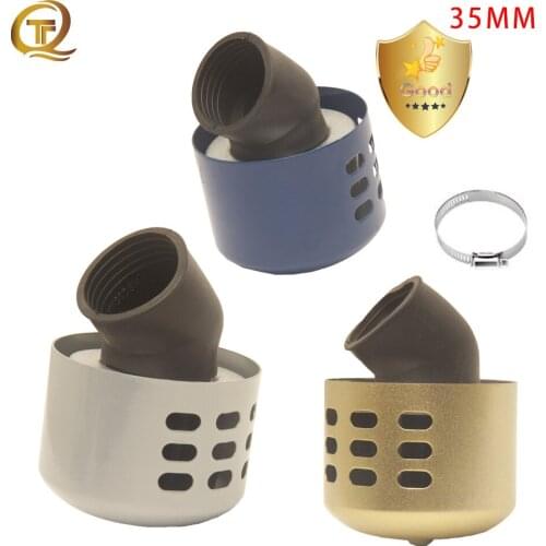 Modified Motorcycle Air Filter 35MM Mushroom Cleaner Systems Scooter Filters Intake Pipe For Honda JIALING JH70