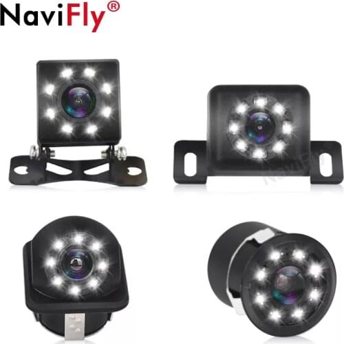 NaviFans HD Night Vision Car Rear View Camera 170 Wide Angle Reverse Parking Camera Waterproof LED Auto Backup Monitor Universal