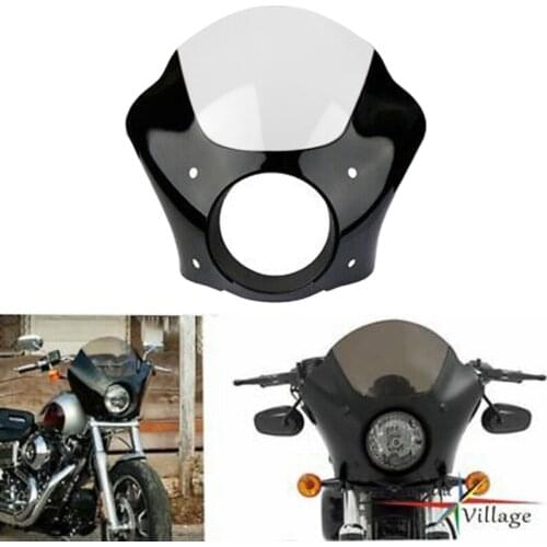 Motorcycle Headlight Shroud Windshield Big Hood Fairing Motorcycle Accessories Suitable for Sportster XL 883 1200