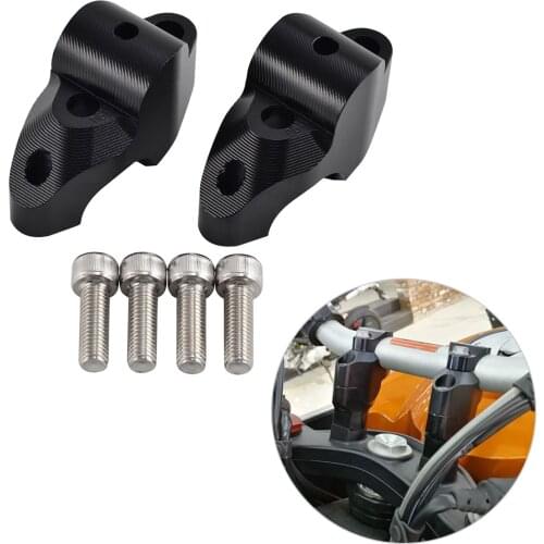 NICECNC Handlebar Mount Riser For KTM 1050 1090 1190 1290 ADV Super Adventure Duke GT Superduke Handle Bbar Clamp Raised Extend