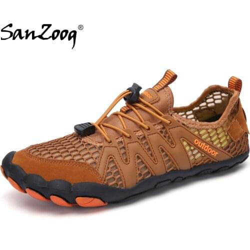 Summer Mesh Men Aqua Water Shoes Barefoot Aquashoes Beach Swimming Reef Wading Sea Fishing Diving Surfing Quick-Drying