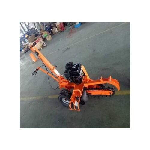 Farmland Irrigation Pipeline Laying Machine Mini Petrol Motor Trencher