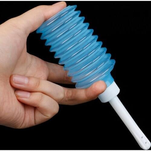 Reusable Vaginal Anal Douche Retractable Wash Anal Cleaning Anus Cleaner 200ML