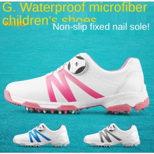 Golf shoes men male sport sneakers super waterproof Anti-slip shoe without spikes light 2021 xz160