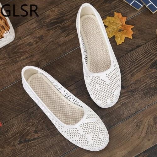 2021 new canvas nurse shoes soft solid womens platform casual shoes womens flats womens shoes