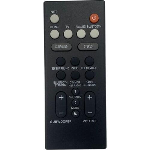 New Replaced Remote Control For Yamaha FSR78 ZV28960 Soundbar System