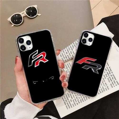 Hot Car Seat Logo FR GTR luxury carcasa Phone Case for iPhone 11 12 pro XS MAX 8 7 6 6S Plus X 5S SE 2020 XR