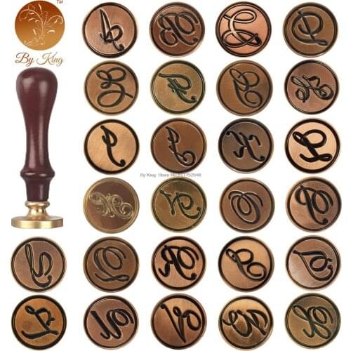 Retro Roman 26 Letter A - Z Wax Seal Stamp Alphabet Letter With Handle DIY Scrapbooking Sealing Wedding/invitation/ Alphabets