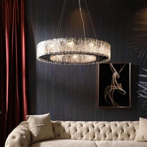 Modern LED Ceiling Chandelier lighting Home Decoration Bedroom Hanging lights living room Model House Novelty Glass Pendant lamp