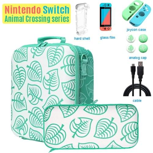 Animal Crossing Storage Bag for Nintendo Switch Nintend Carrying Case Portable Pouch for Nitendo Switch Pro Joycon Accessories