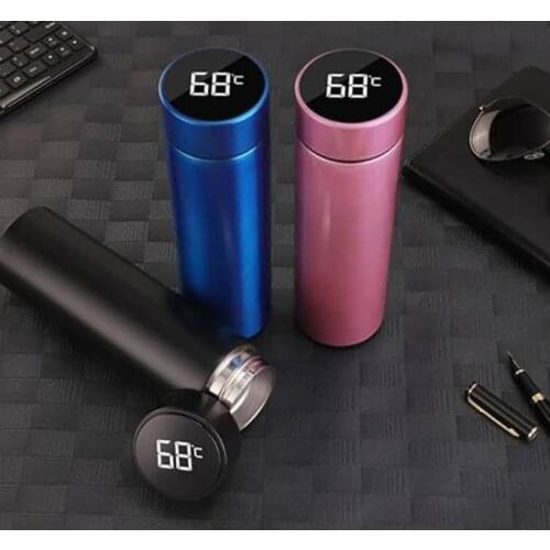 Vacuum Cup intelligent temperature display temperature glass stainless steel creative business gifts custom LOGO