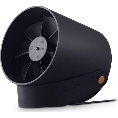 Desk Fan, Portable Mini Smart Touch Switch Ultra Silent USB 2-Speed Adjustable Desktop Cooling Fan for Home Office