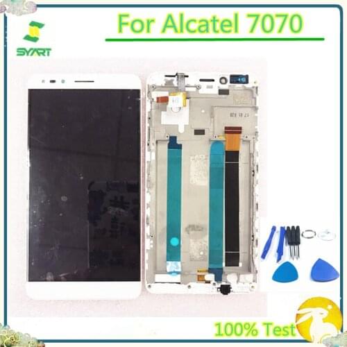 LCD Display For Alcatel 7070 LCD Display Touch Screen Digitizer Assembly Replacement Parts For Alcatel Pop 4 7070 OT-7070
