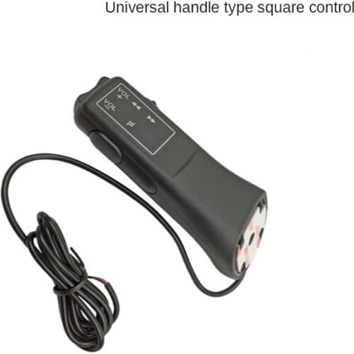 1pc Black Car Steering Wheel Stalk Button Radio DVD GPS Remote Control Support Android Wince Auto Multimedia Player