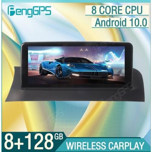10.25“ Autoradio Stereo 8+128 Android 10.0 For BMW X3 X4 F25 F26 2011-2018 Car GPS Navigation Multimedia Player Headunit Carplay