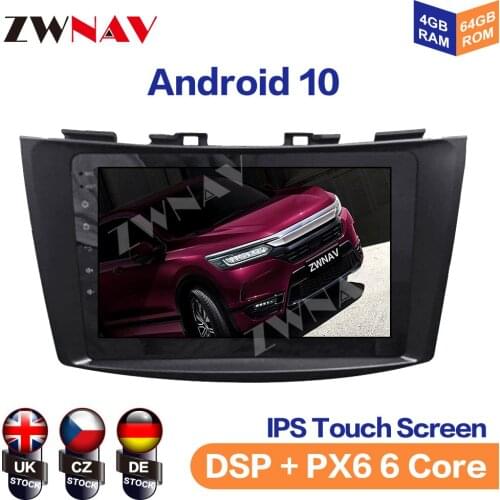 Car Radio Android 10 8 Core GPS Navigation For Suzuki SWIFT 2013-2016 Auto Stereo Head Unit Multimedia Player DSP No DVD Player