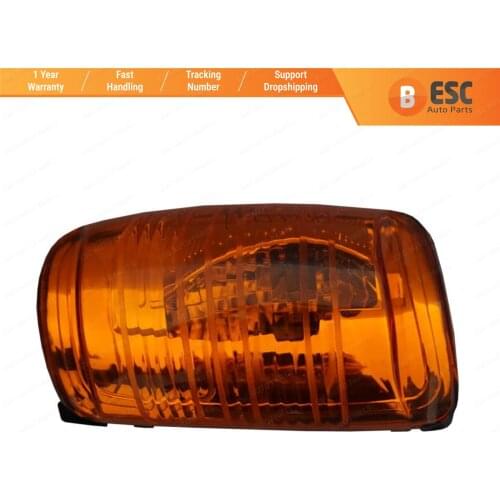 ESC ESP593-2 Side Door Wing Mirror Orange Indicator Lamp Lens 1847390 for Ford Transit 2013-On Right