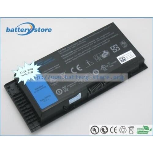 Free ship 97W Genuine battery FJJ4W , 312-1239 , 312-1381 , 3DJH7 , 312-1178 , 0TN1K5 , WJ383 , 312-1177 FOR DELL M4600