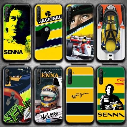 Racing Ayrton Senna Phone Case For OPPO Realme 6 Pro C3 5 Pro C2 RENO2-Z A11X XT