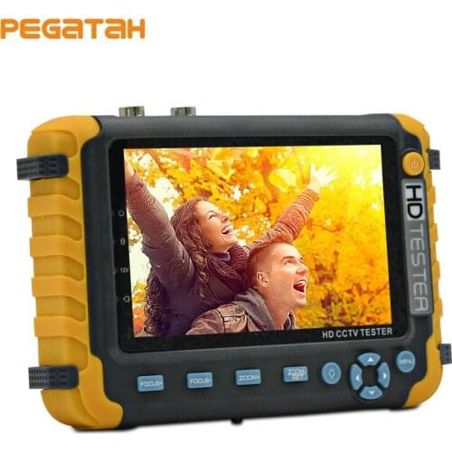 CVBS security Camera CCTV tester 5 inch 5MP 1080P UTC TVI AHD CVI Analog monitor Support VGA HDMI input UTP Cable test