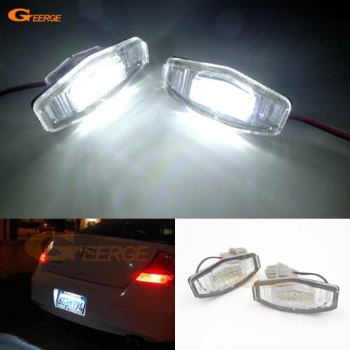 For Honda Accord Sedan 2003-2017 Excellent Ultra bright Led License plate lamp light lamp No OBC error car Accessories
