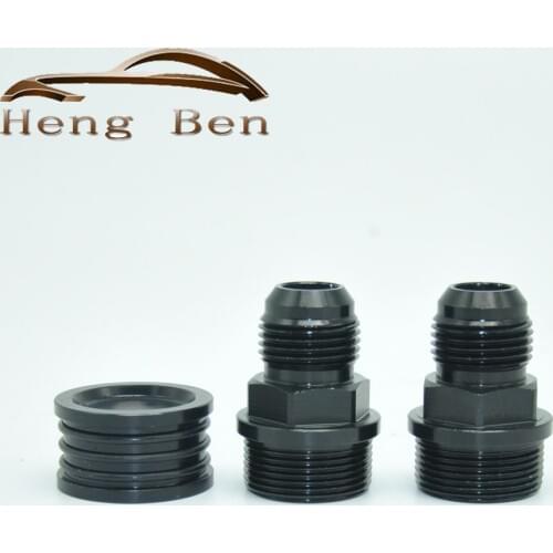 HB High Quality REAR BLOCK BREATHER FITTINGS & PLUG FOR HONDA ACURA B16 B18 M28 TO 10AN