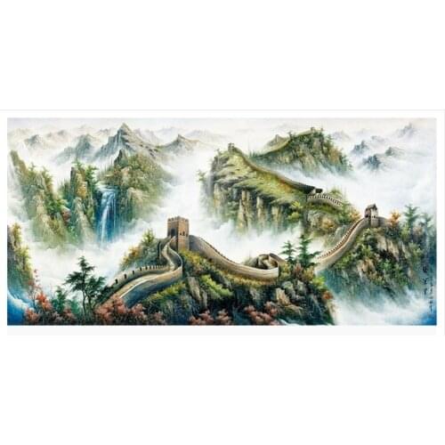 Customized 3d wallpaper 3d wall murals wallpaper The Great Wall scenery scenery beauty non-woven wall paper room decoration