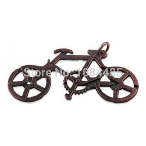 Metal bike puzzle Game Classic zinc alloy IQ brain teaser Mind Puzzle