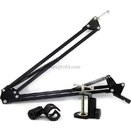 2021 New Mic Arm Stand Microphone Suspension Boom Scissor Holder For Studio Broadcast PN Drop Shipping Support