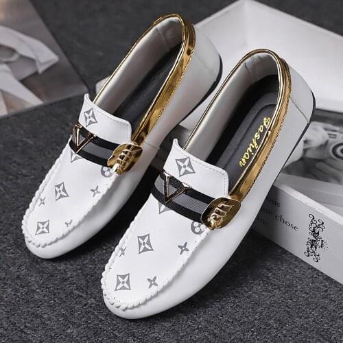 Mens flat shoes, mens casual sports shoes, non-slip wear-resistant flat shoes, mens loafers, driving shoes