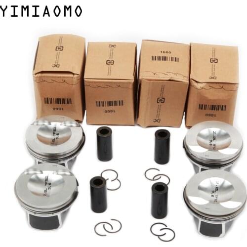 06H 107 065 DD Oversized Engine Pistons&Rings Set 82.5mm+0.25mm Pin 23MM For Audi A4 A5 A6 Q5 TT VW Passat CC Tiguan Skoda SEAT