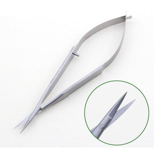 New 11cm Stainless steel ophthalmic microsurgical instruments Micro scissors