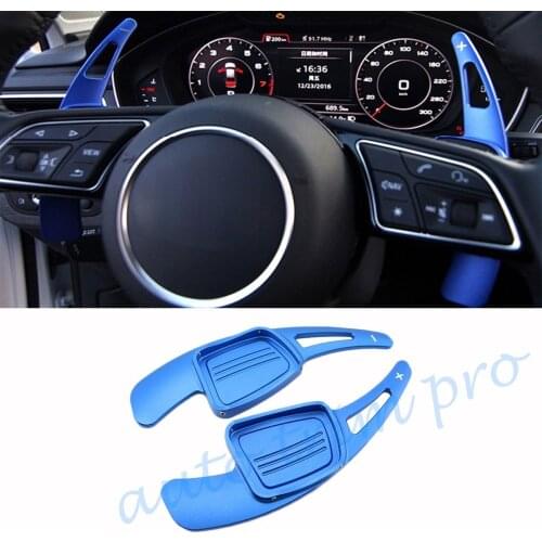 Alloy DSG Shift Paddle Shifter Steering Wheel Fit For Audi A3 A4L A5 S3 S4 Q2 Q5 Q7 TT TTS Accessories