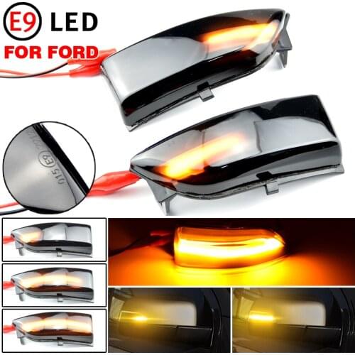For Ford Everest 2015-2019 Ranger T6 Raptor Wildtrak LED Dynamic Turn Signal Side Mirror Sequential Blinker Indicator Light