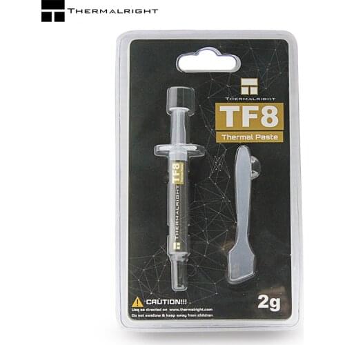 Thermalright TF8 Thermal Paste For CPU 13.8 W/mK Conductivity, 2g Content,Grease Use For Notebook CPU GPU Card,Silicone Paster
